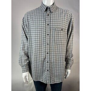 Roundtree & Yorke Authentic Portuguese Flannel Men’s Plaid Button-Down Shirt L